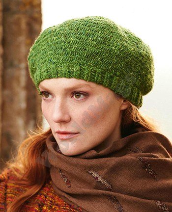 Knitted beret Dartmoor-knitting pattern