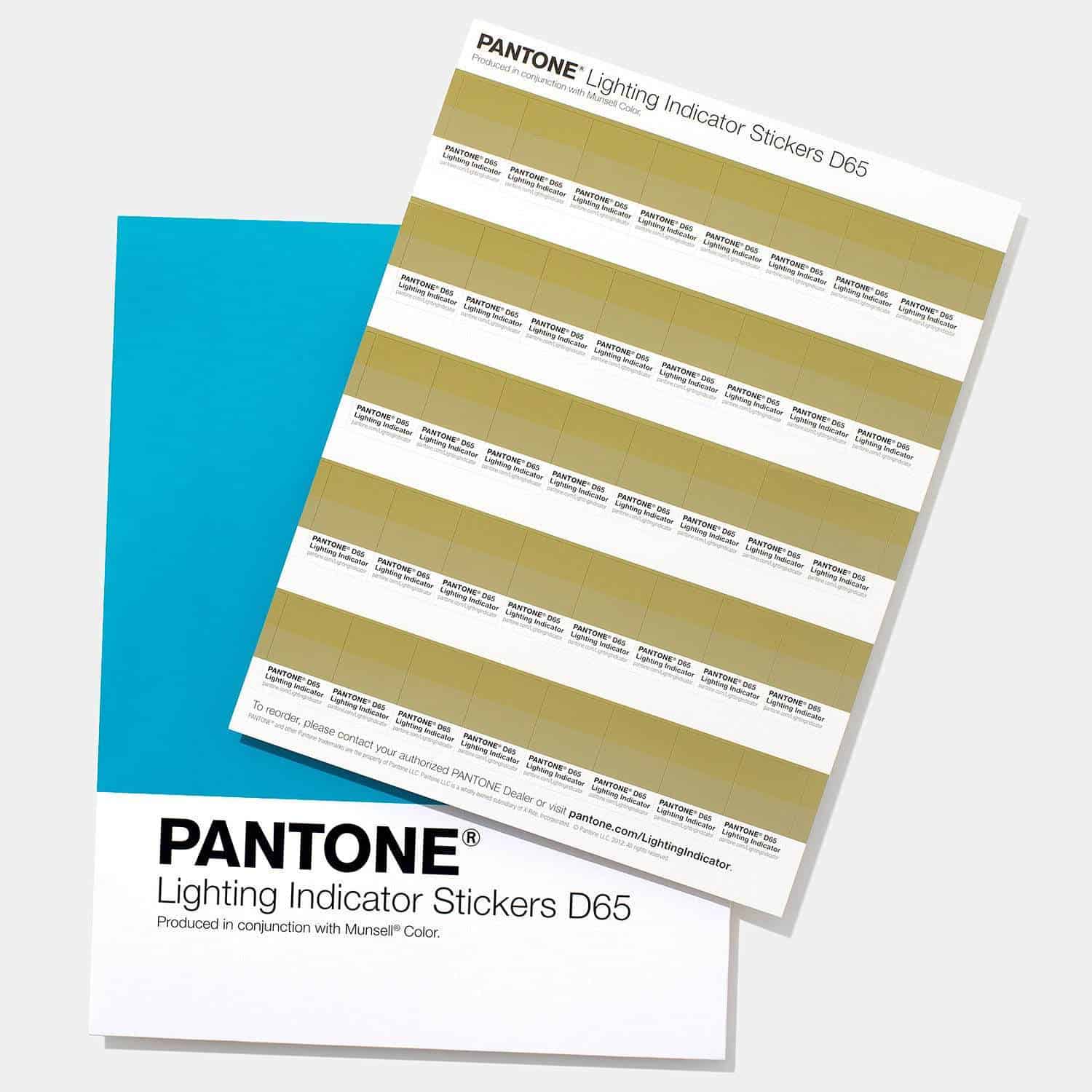 1 lnds1pkd65 pantone color evaluation d65 lighting indicator sticker product 1 2