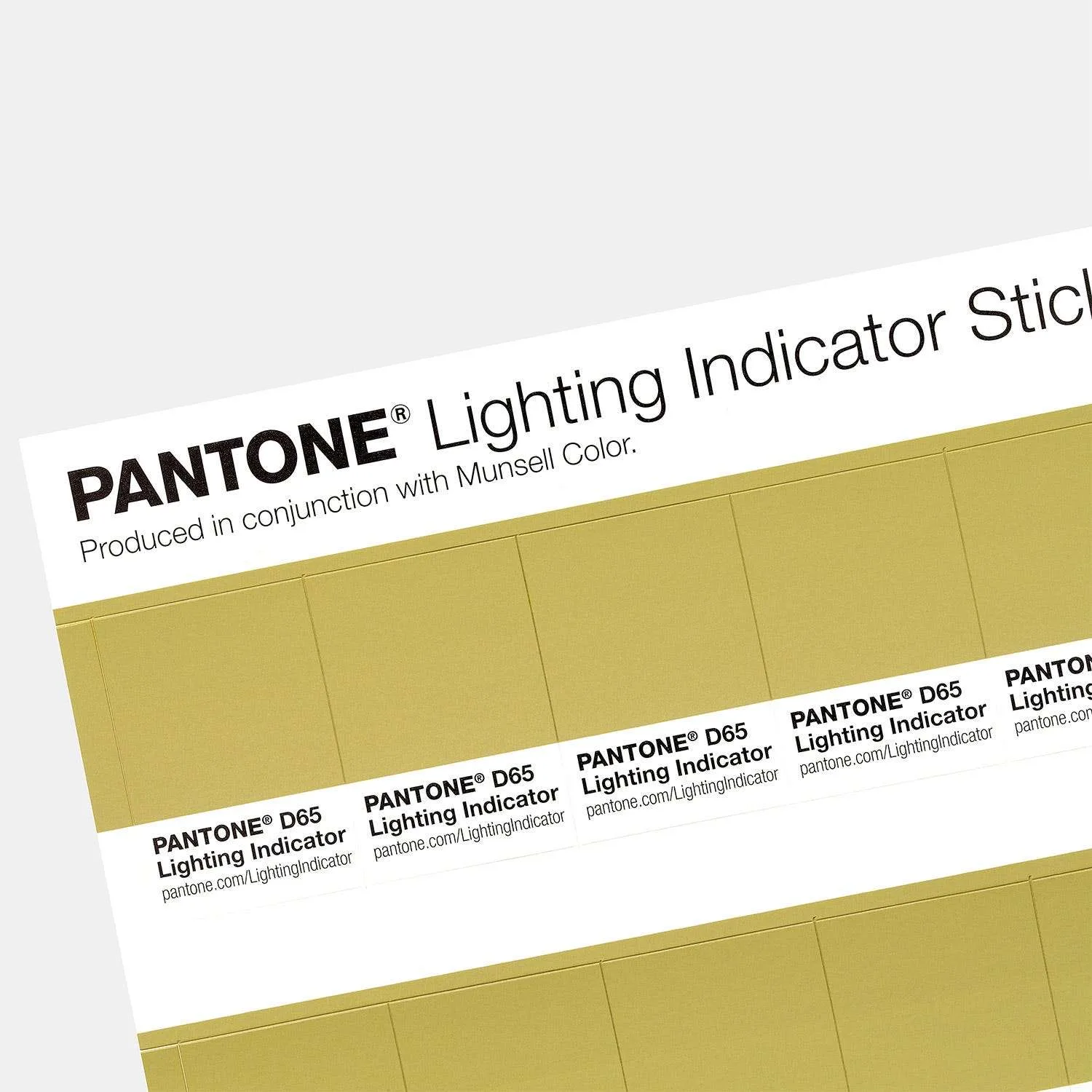 2 lnds1pkd65 pantone color evaluation d65 lighting indicator sticker product 2 2 1