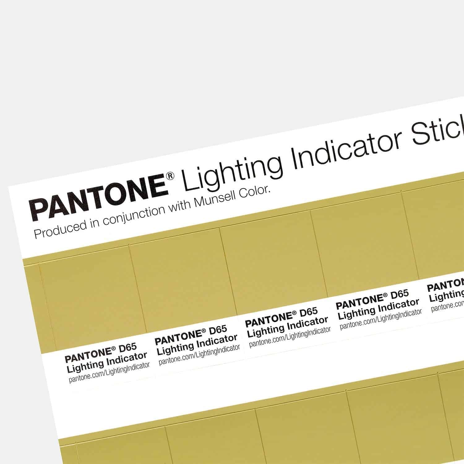 2 lnds1pkd65 pantone color evaluation d65 lighting indicator sticker product 2 2