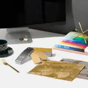 pantone fashions luxurious metallic