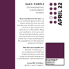 Pantone Color of the Day Dark Purple