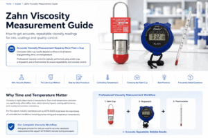 zahn Viscosity measurement Guide