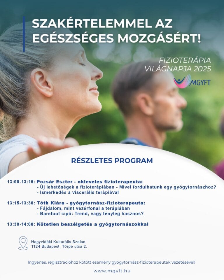 Szakértelemmel az egészséges mozgásért