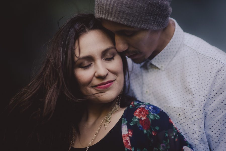 An engagement session at Latourell Falls in the Columbia River Gorge.