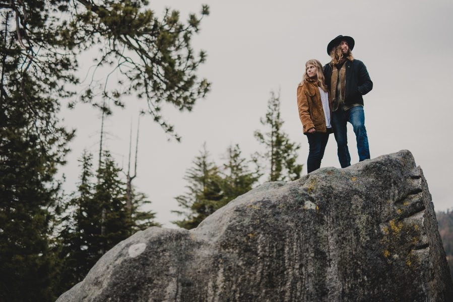 Sequoia National Park engagement session.