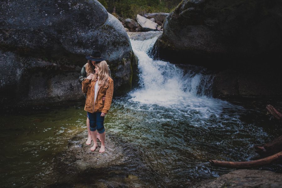 Sequoia National Park engagement session.