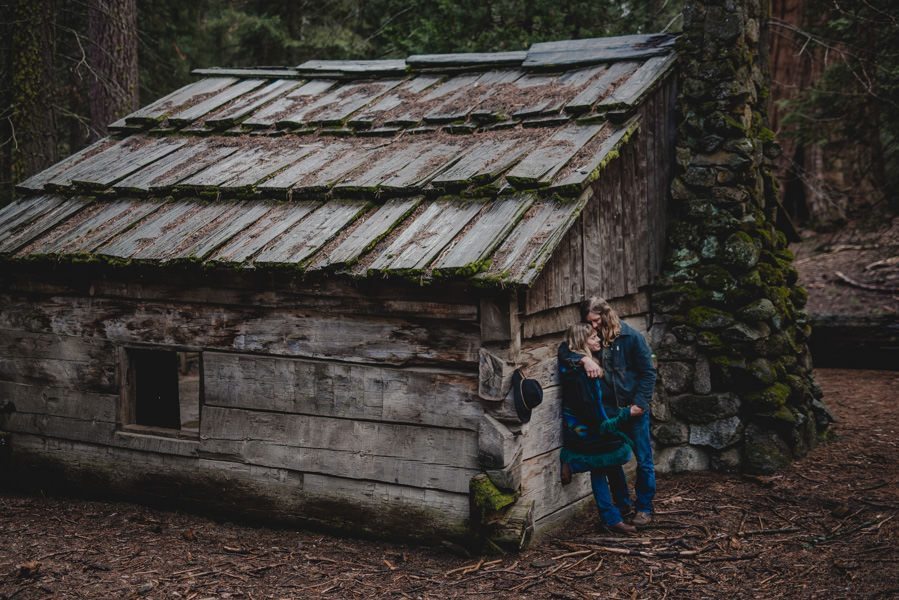Sequoia National park engagement session.