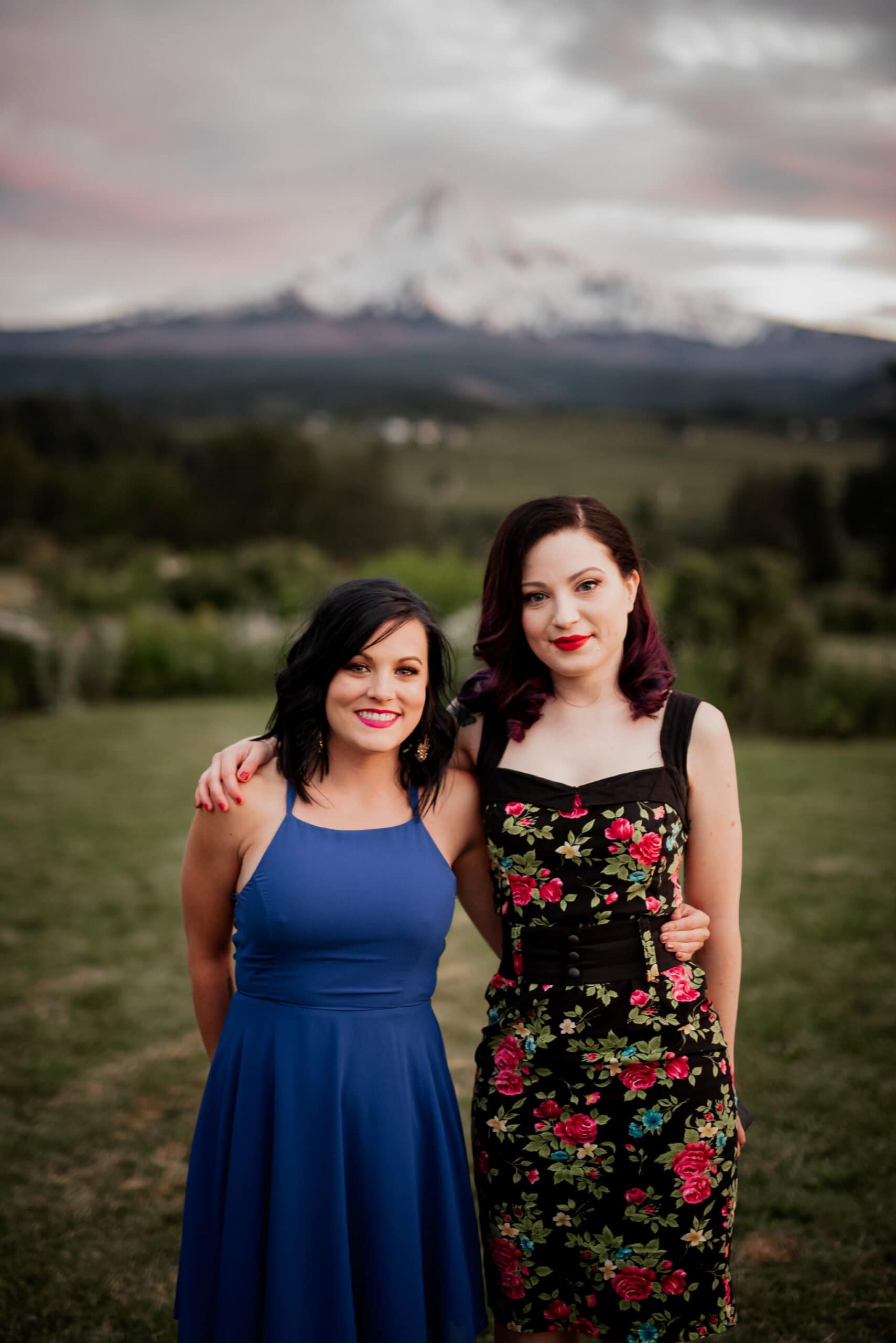Romantic Mt Hood Organic Farms Wedding Photography