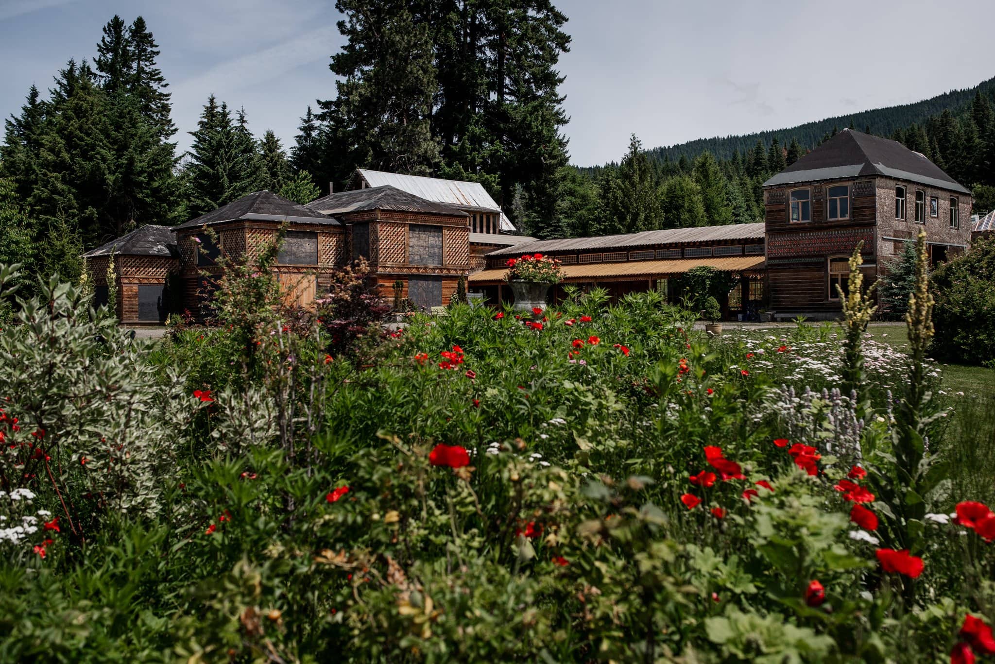 Romantic Mt Hood Organic Farms Wedding Photography