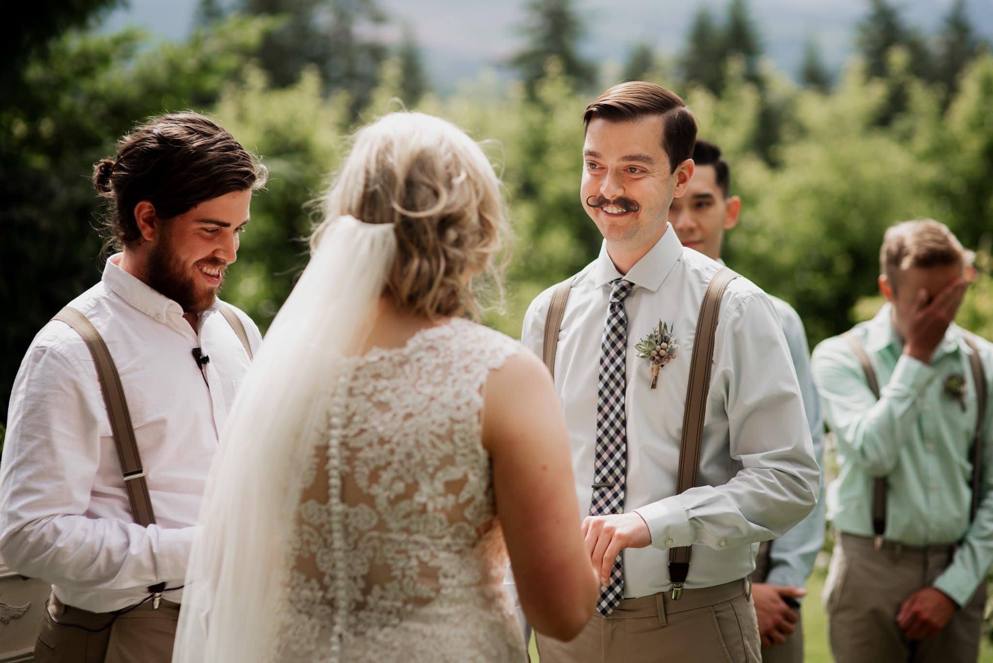 Romantic Mt Hood Organic Farms Wedding Photography