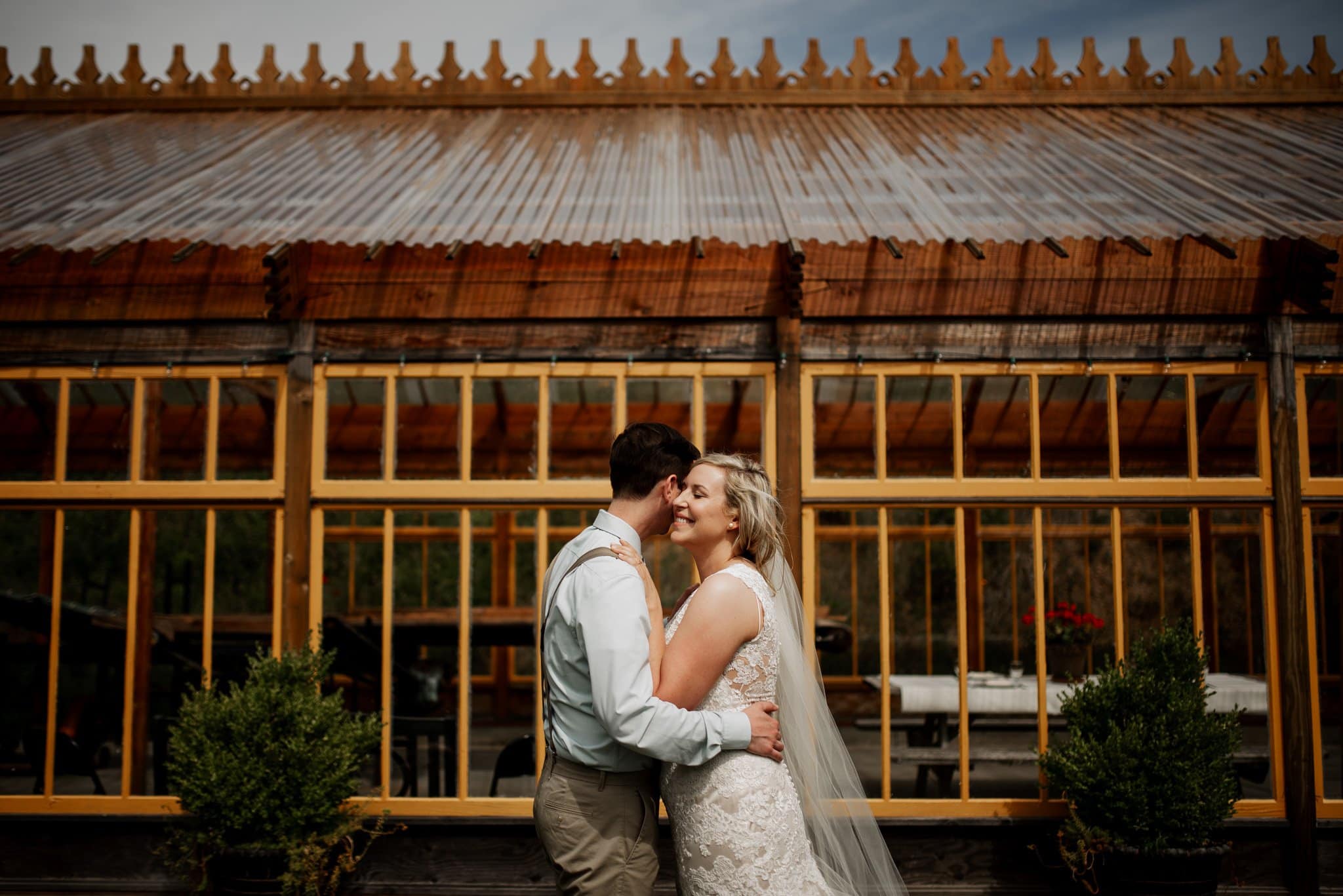 Romantic Mt Hood Organic Farms Wedding Photography