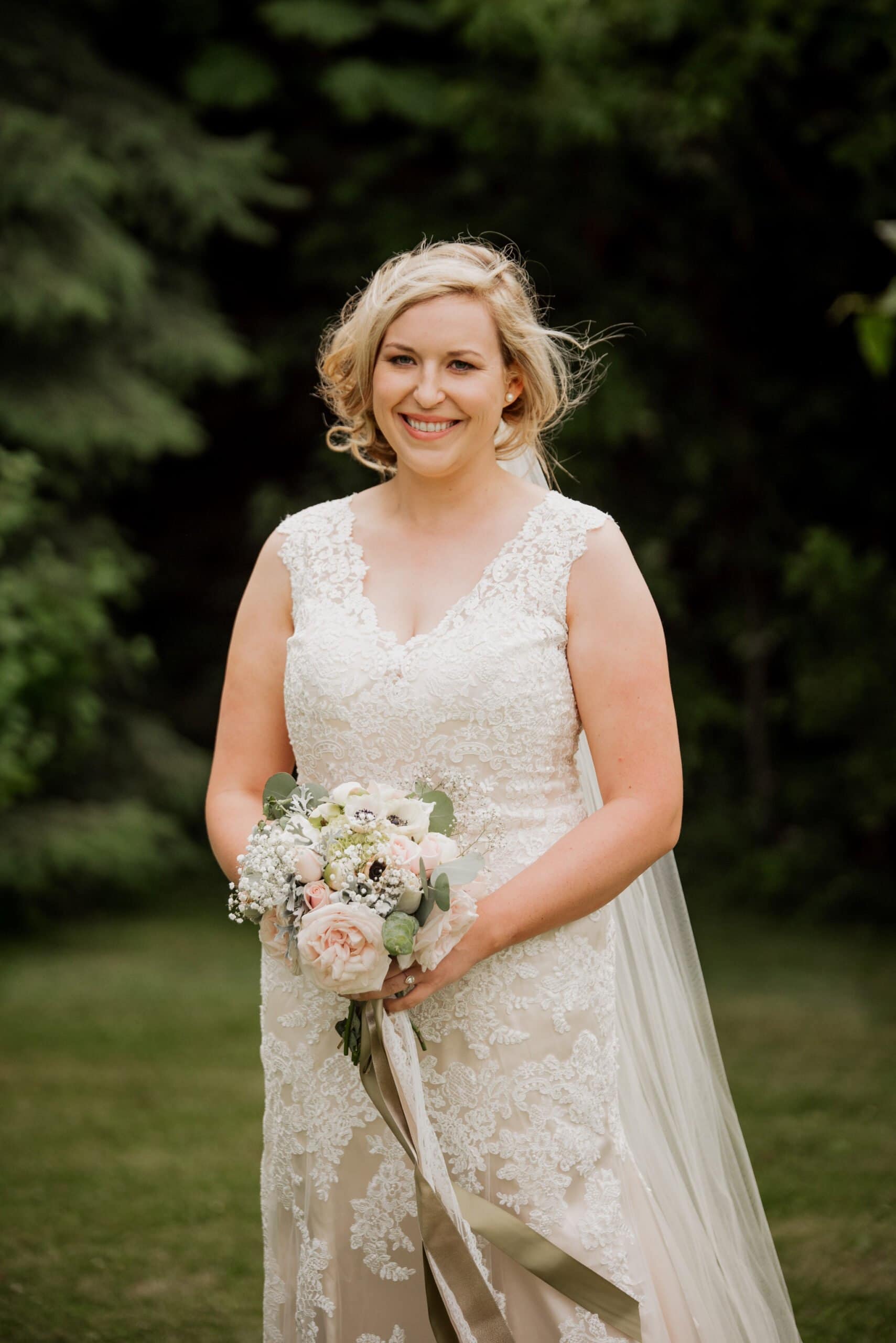 Romantic Mt Hood Organic Farms Wedding Photography
