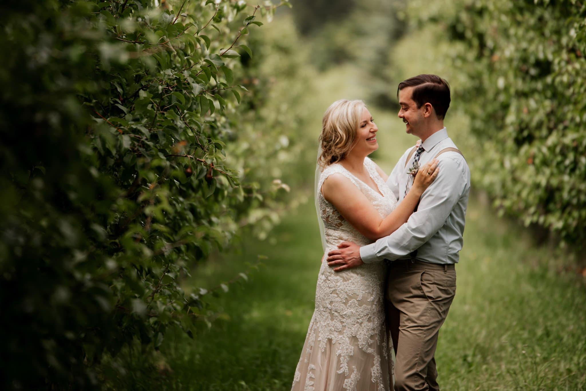 Romantic Mt Hood Organic Farms Wedding Photography