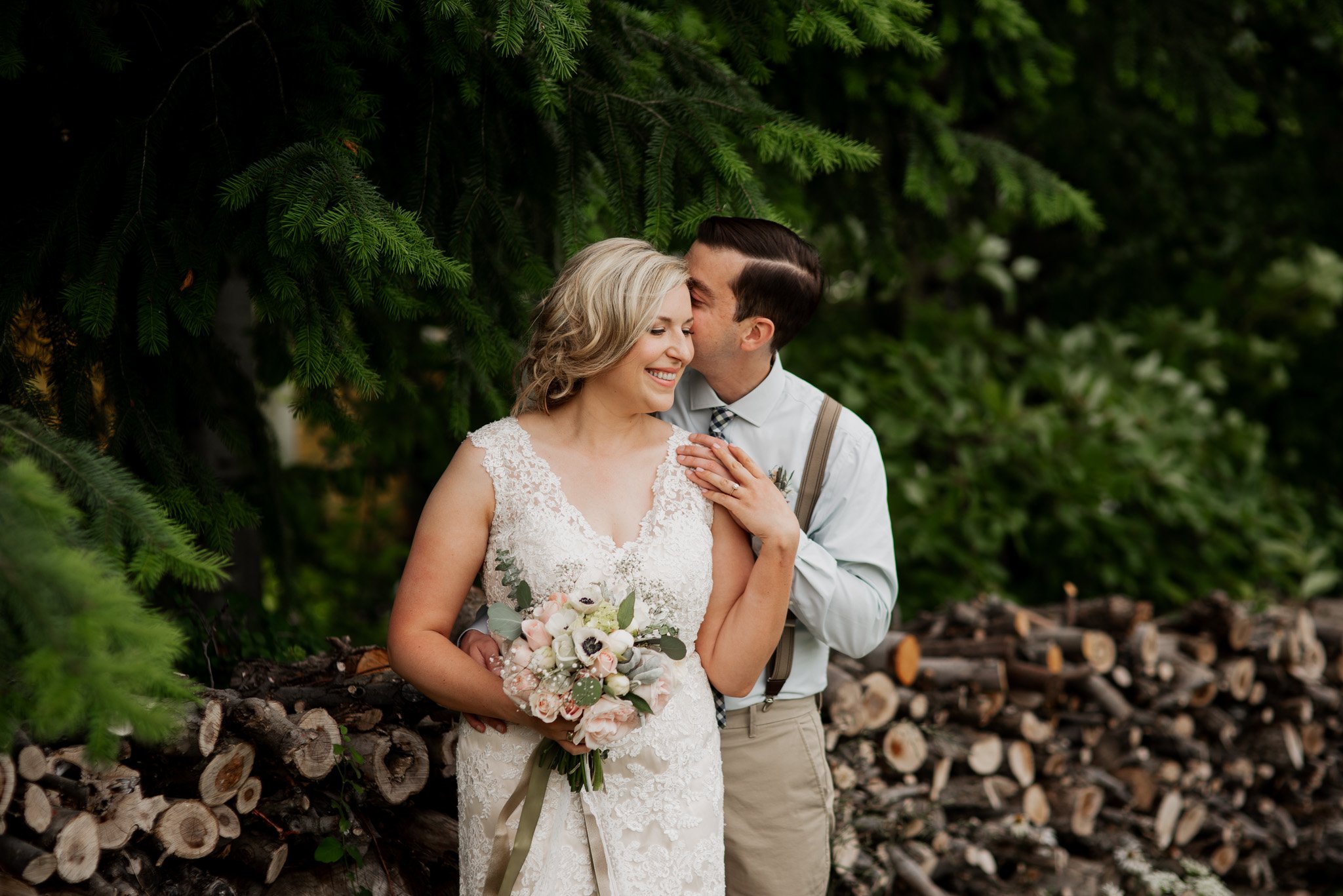 Romantic Mt Hood Organic Farms Wedding Photography