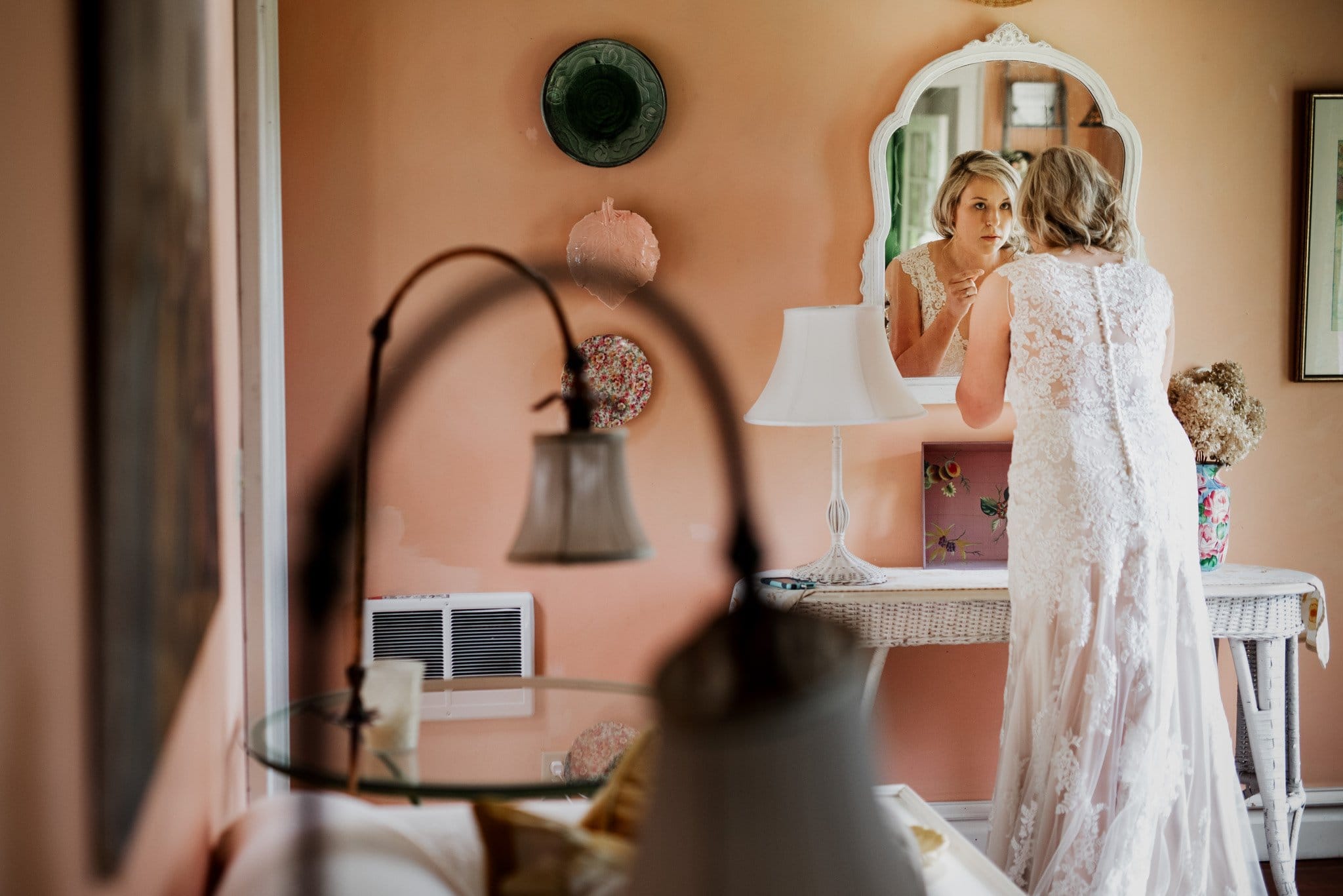 Romantic Mt Hood Organic Farms Wedding Photography