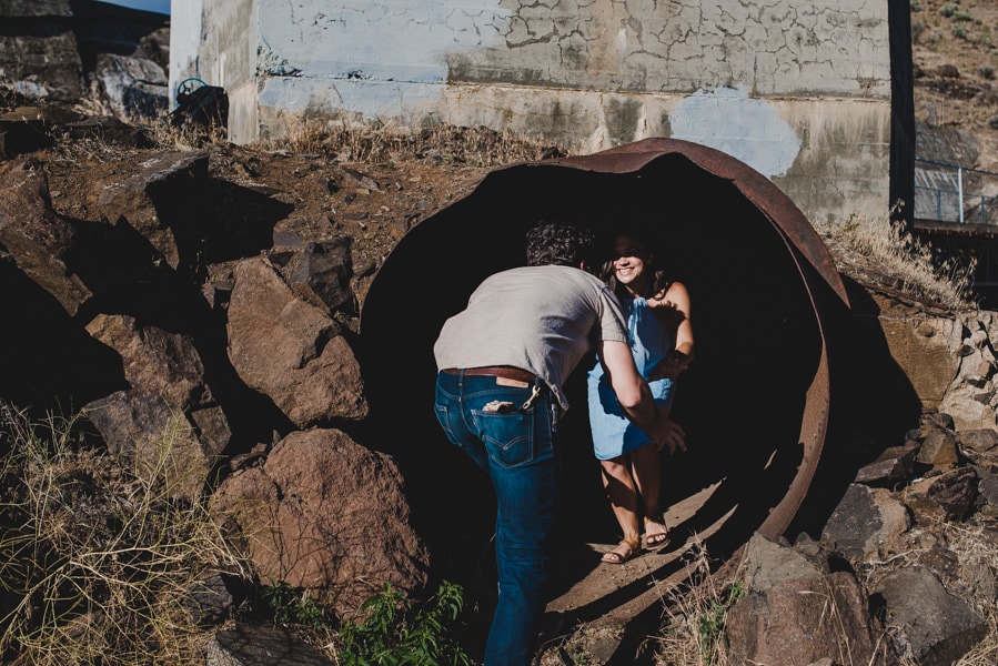 White River Falls Waterfall Engagement Session Photography Portland Oregon 041