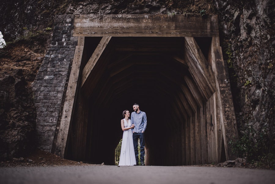 Oneonta Gorge Columbia River Engagement Session Portland Oregon Photographer 042