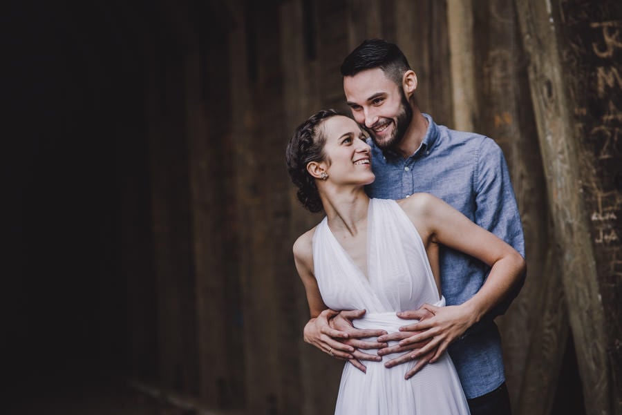 Oneonta Gorge Columbia River Engagement Session Portland Oregon Photographer 043