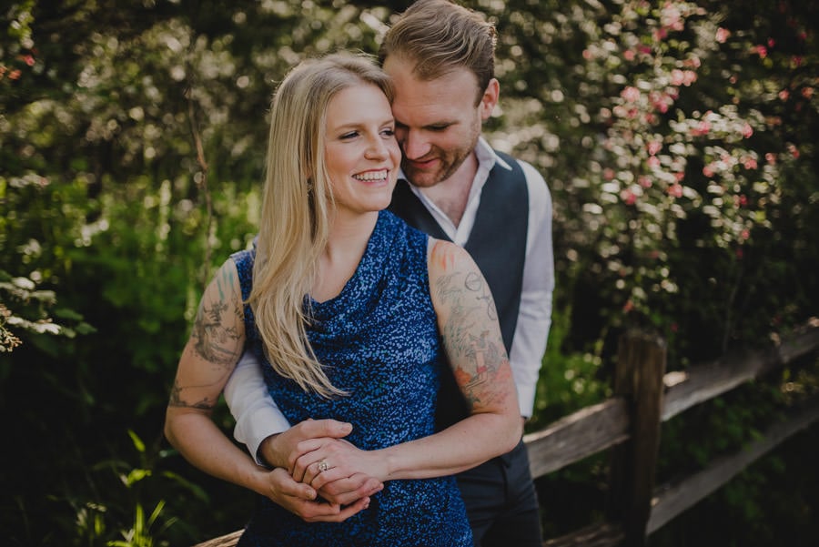 Forest Park Rhododendron Garden Engagement Photography 004