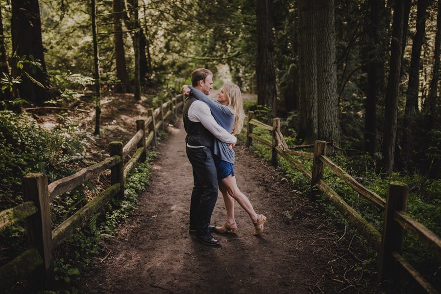 Forest Park Rhododendron Garden Engagement Photography 007