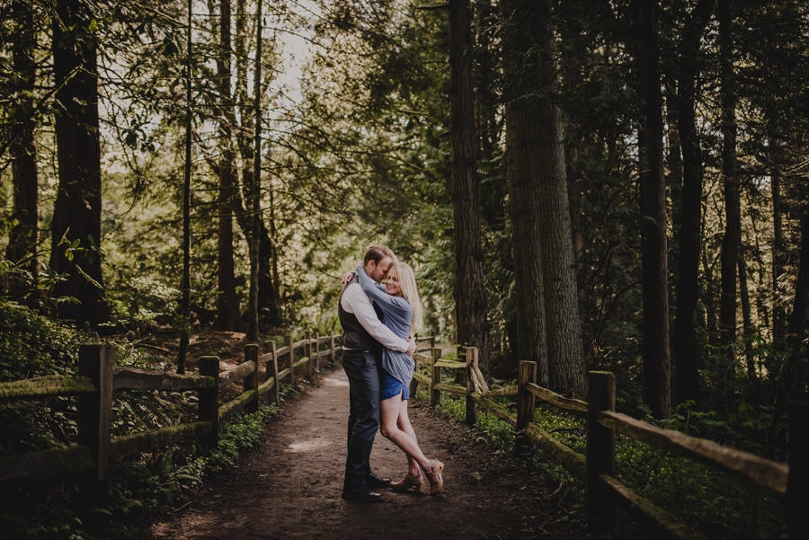 Forest Park Rhododendron Garden Engagement Photography 008