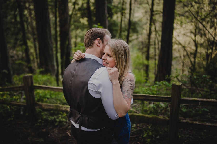Forest Park Rhododendron Garden Engagement Photography 009