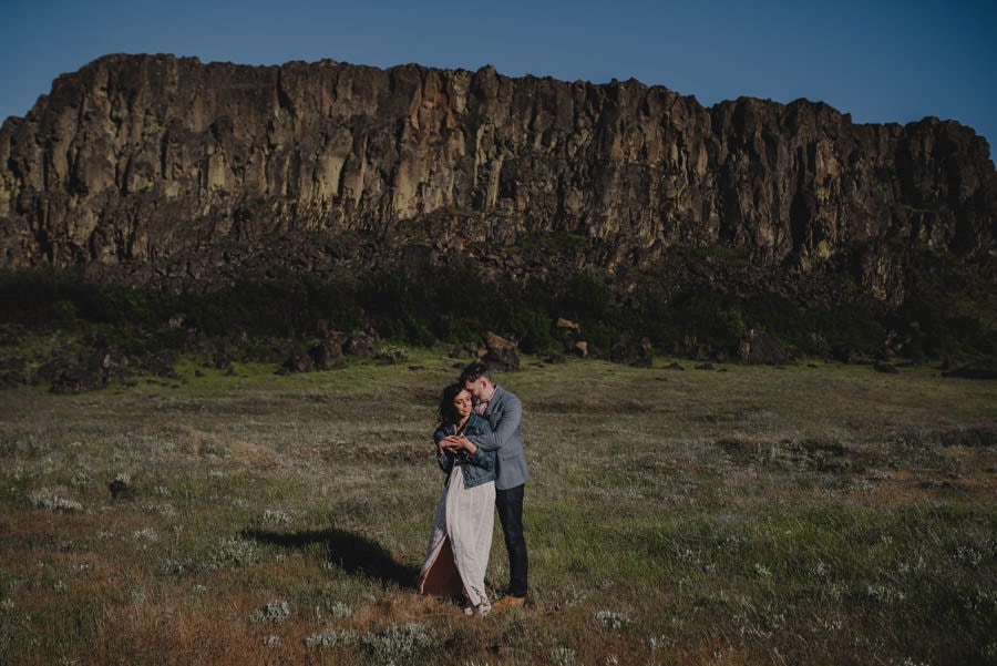 Horsethief Butte Columbia River Gorge Engagement Session 120