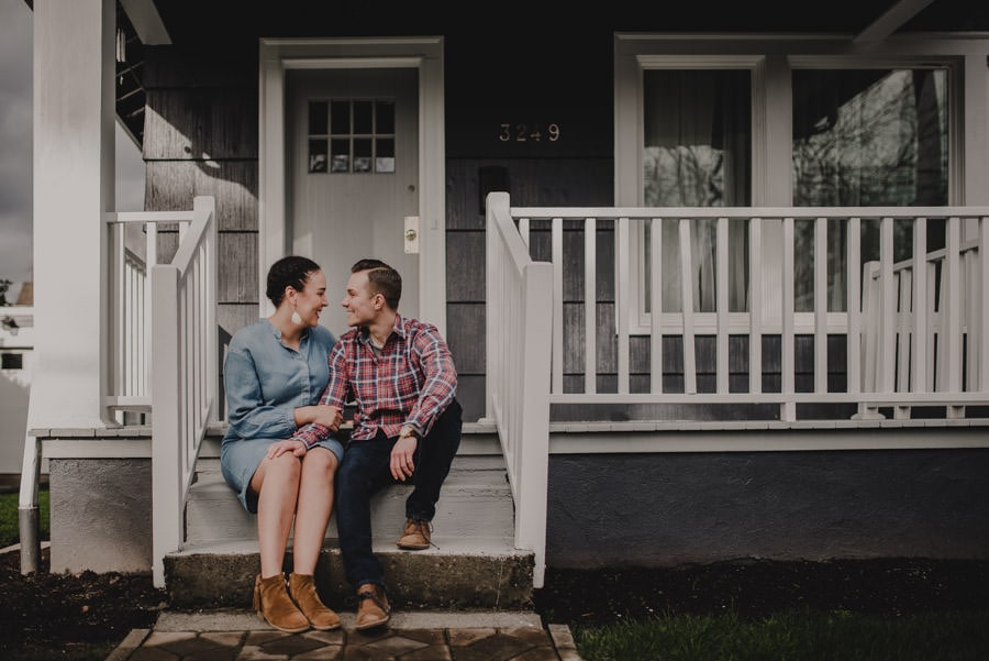 Albert Street Engagement Session Portland Oregon Photographer 002