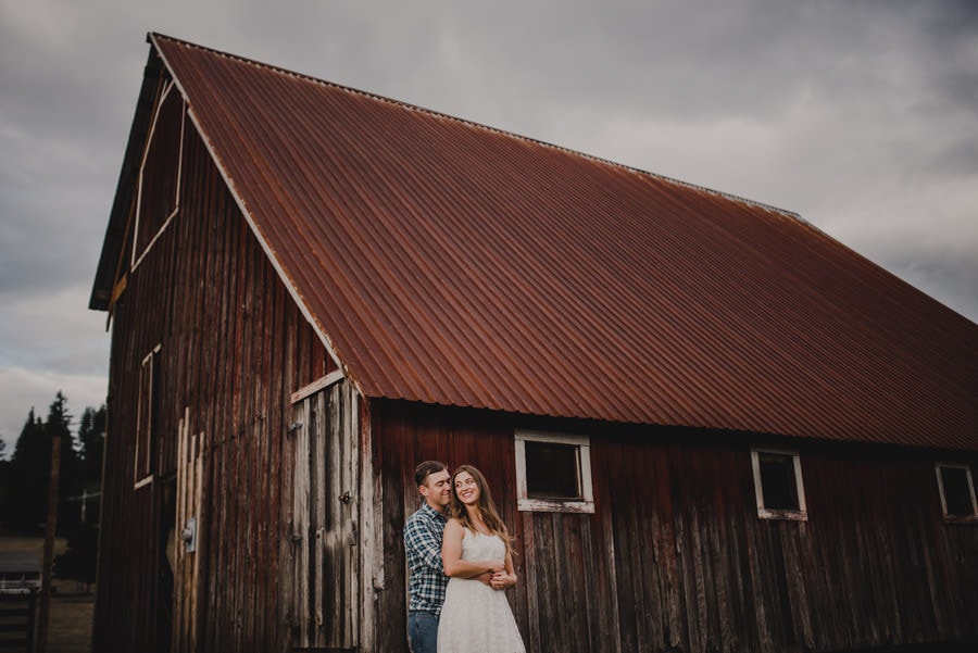Woodland Washington Family Farm Engagement 005