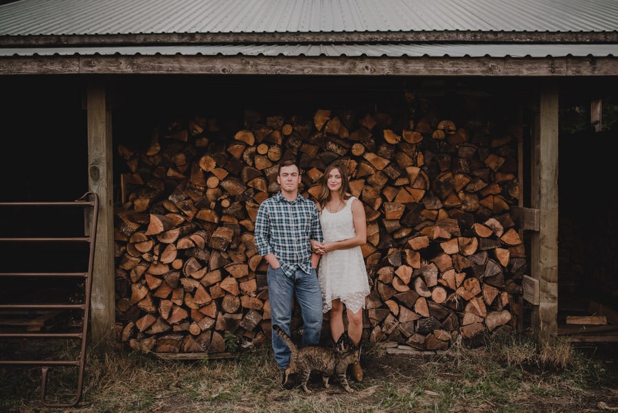 Woodland Washington Family Farm Engagement 008