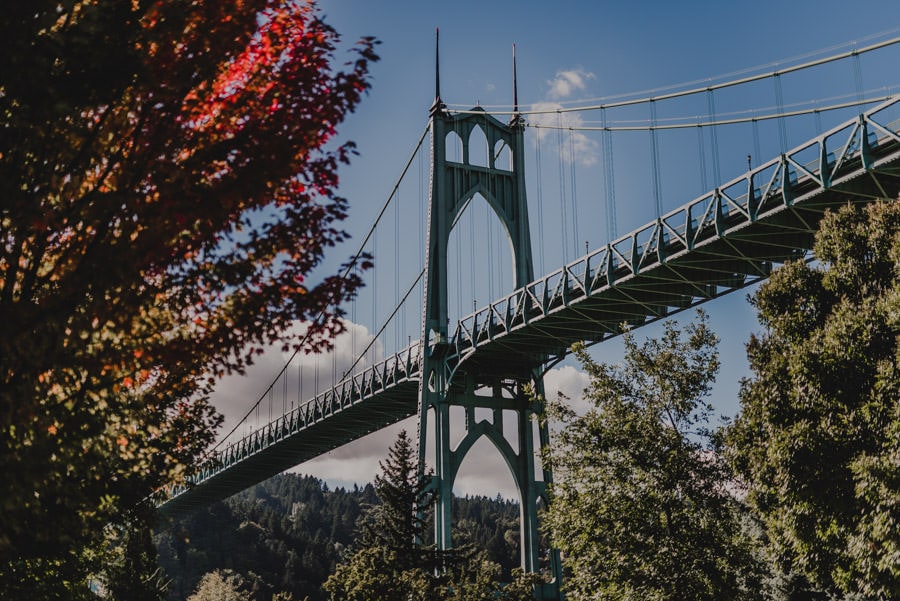 Cathedral Park Pittock Mansion Engagement Photography 001