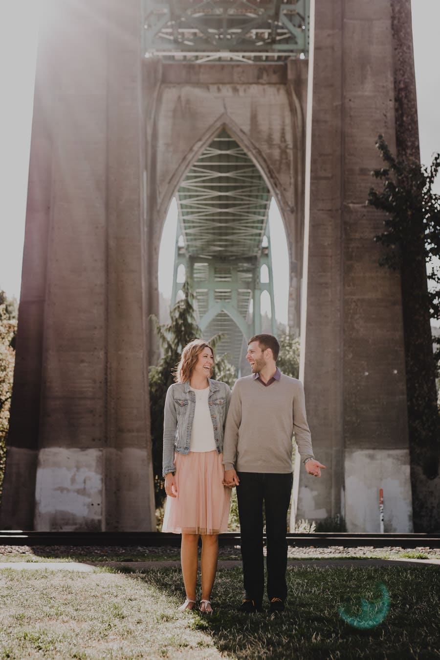 Cathedral Park Pittock Mansion Engagement Photography 005