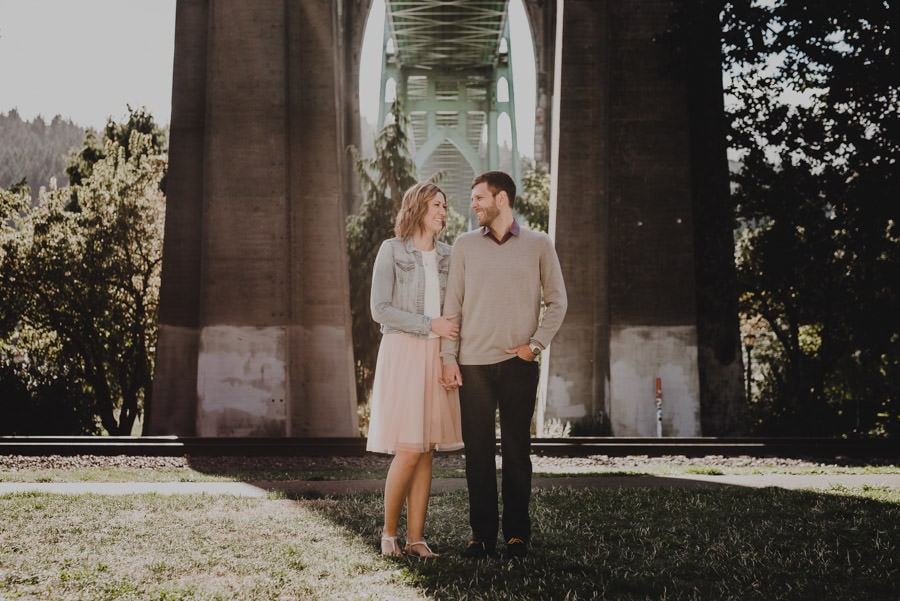 Cathedral Park Pittock Mansion Engagement Photography 006