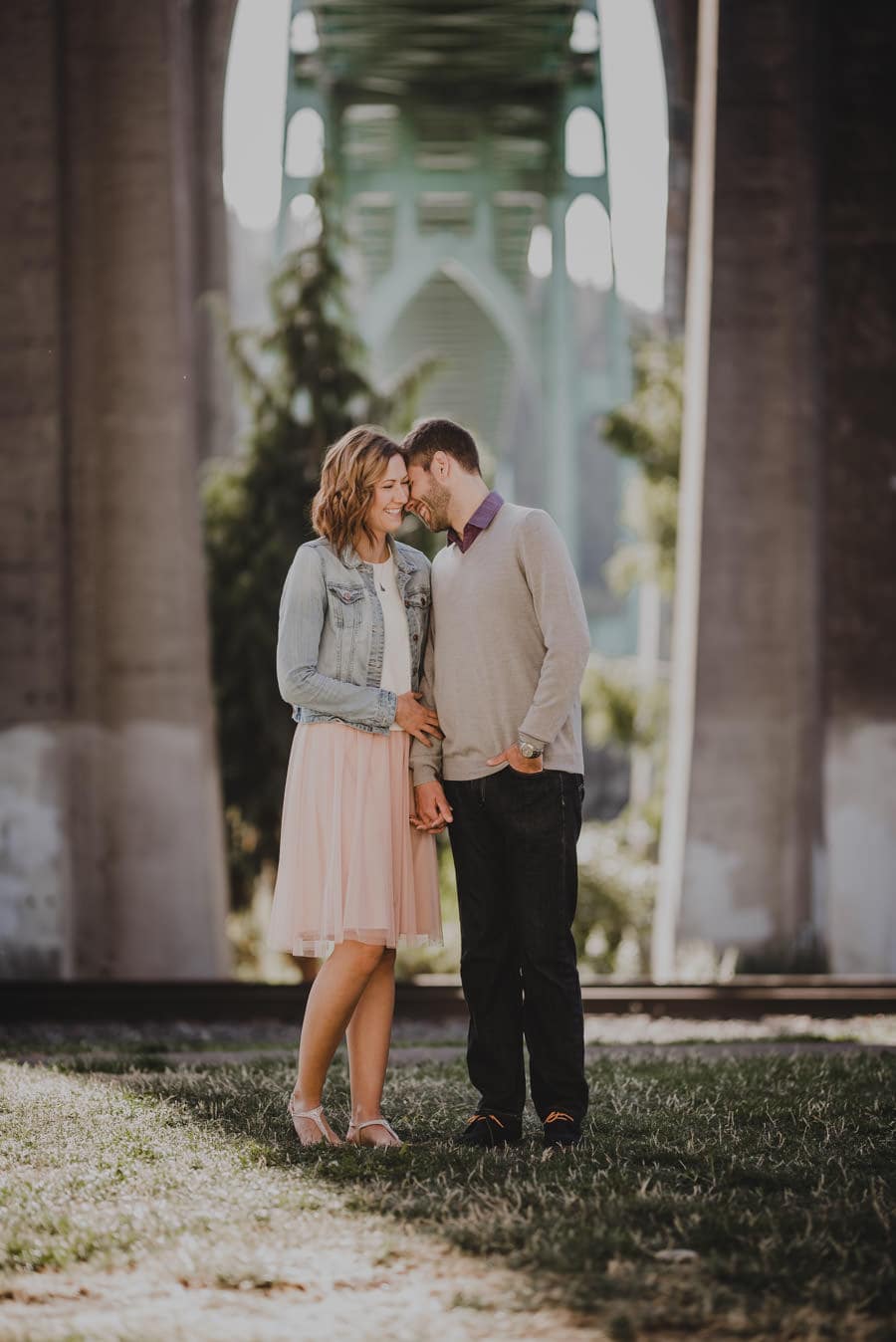 Cathedral Park Pittock Mansion Engagement Photography 007