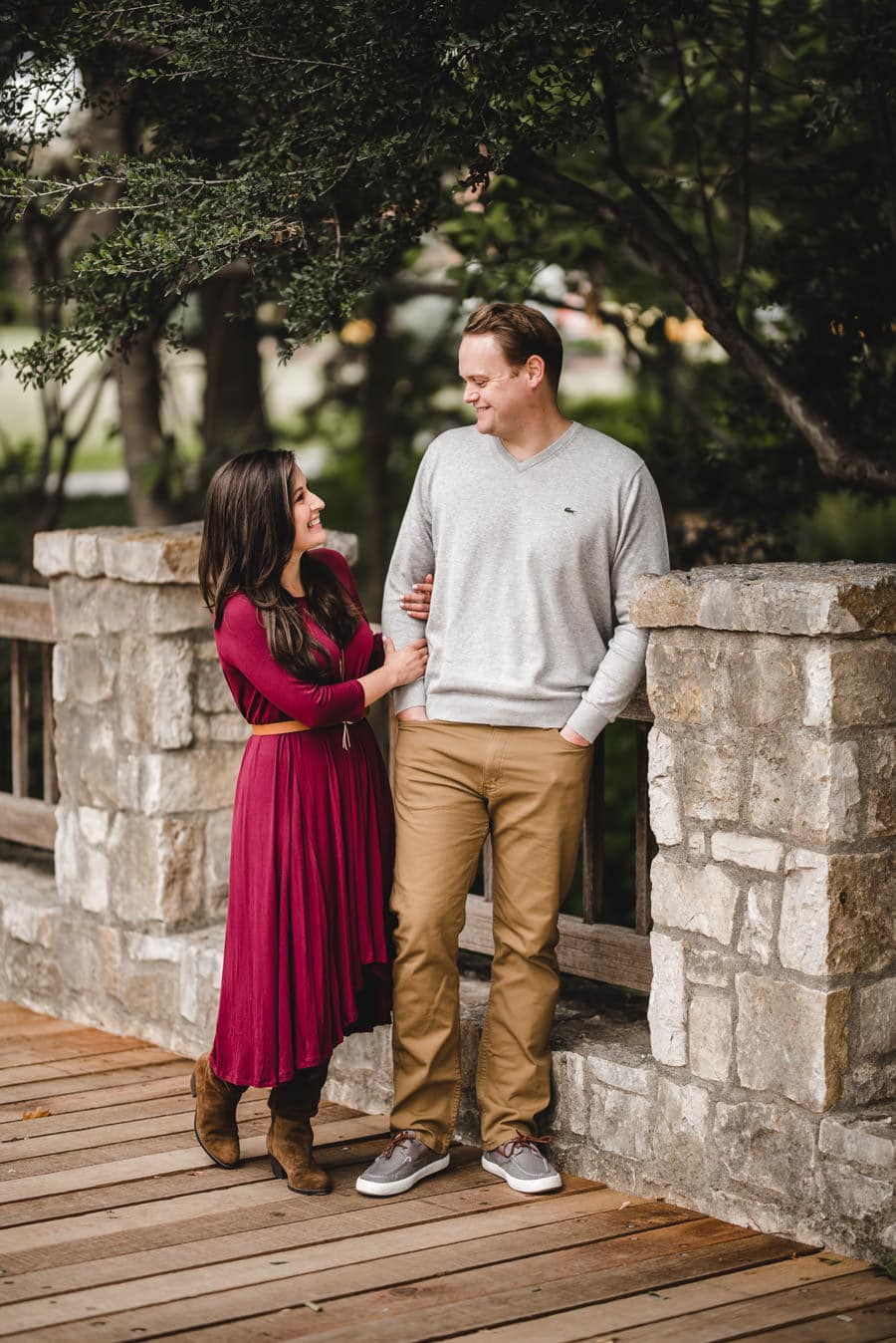 Dallas Texas Arboretum Engagement Photography 002