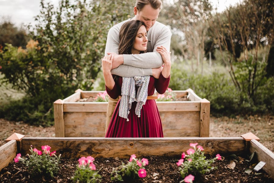 Dallas Texas Arboretum Engagement Photography 006
