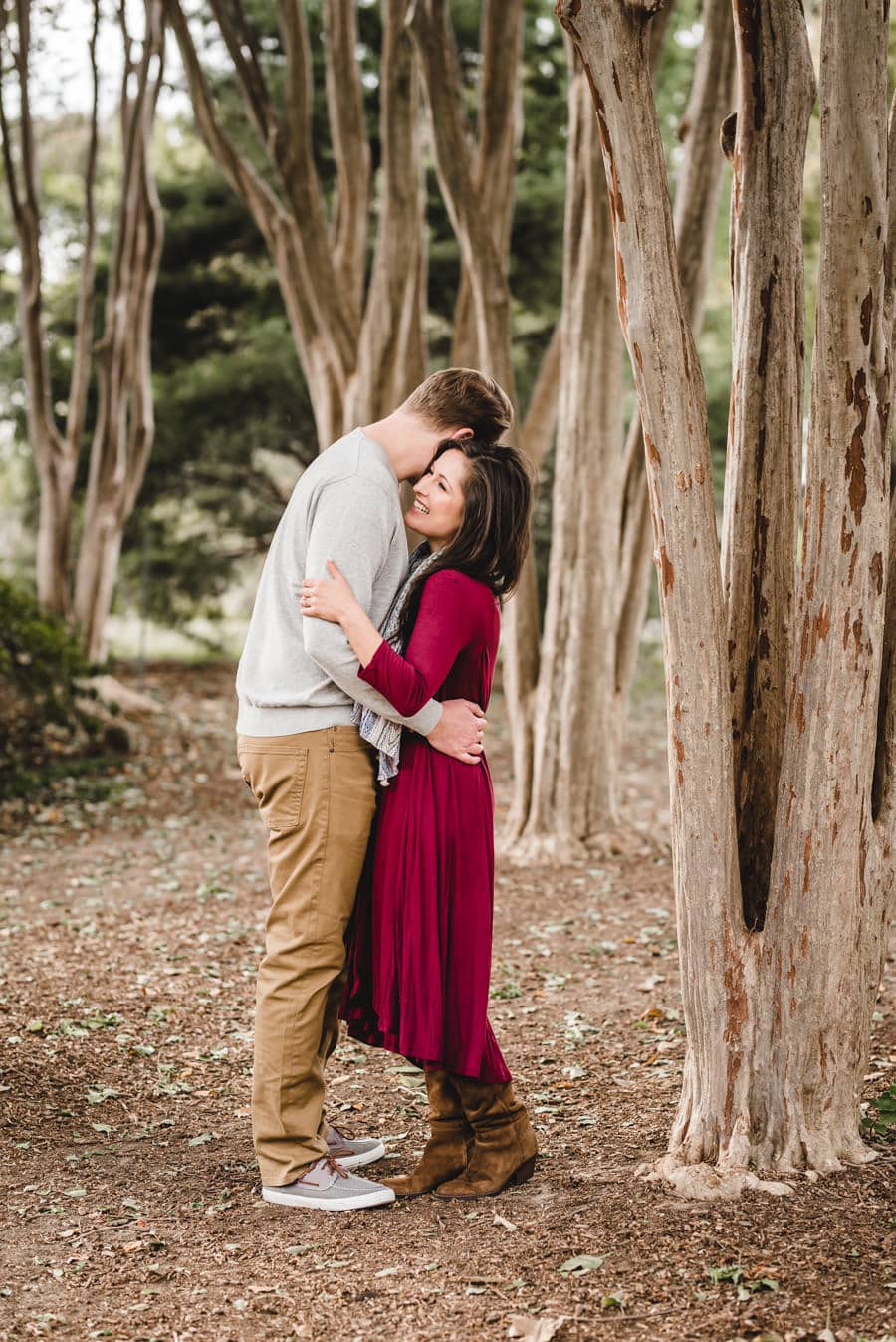 Dallas Texas Arboretum Engagement Photography 008