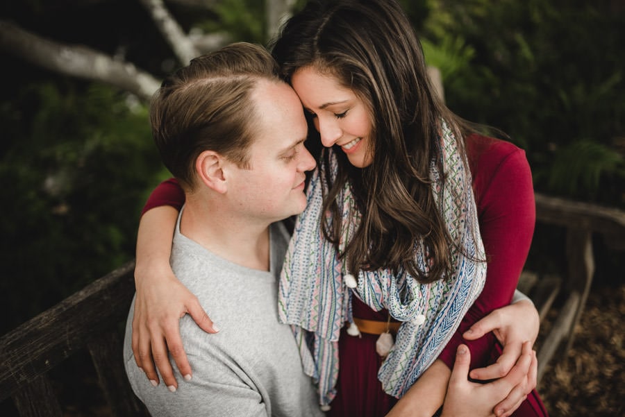 Dallas Texas Arboretum Engagement Photography 010