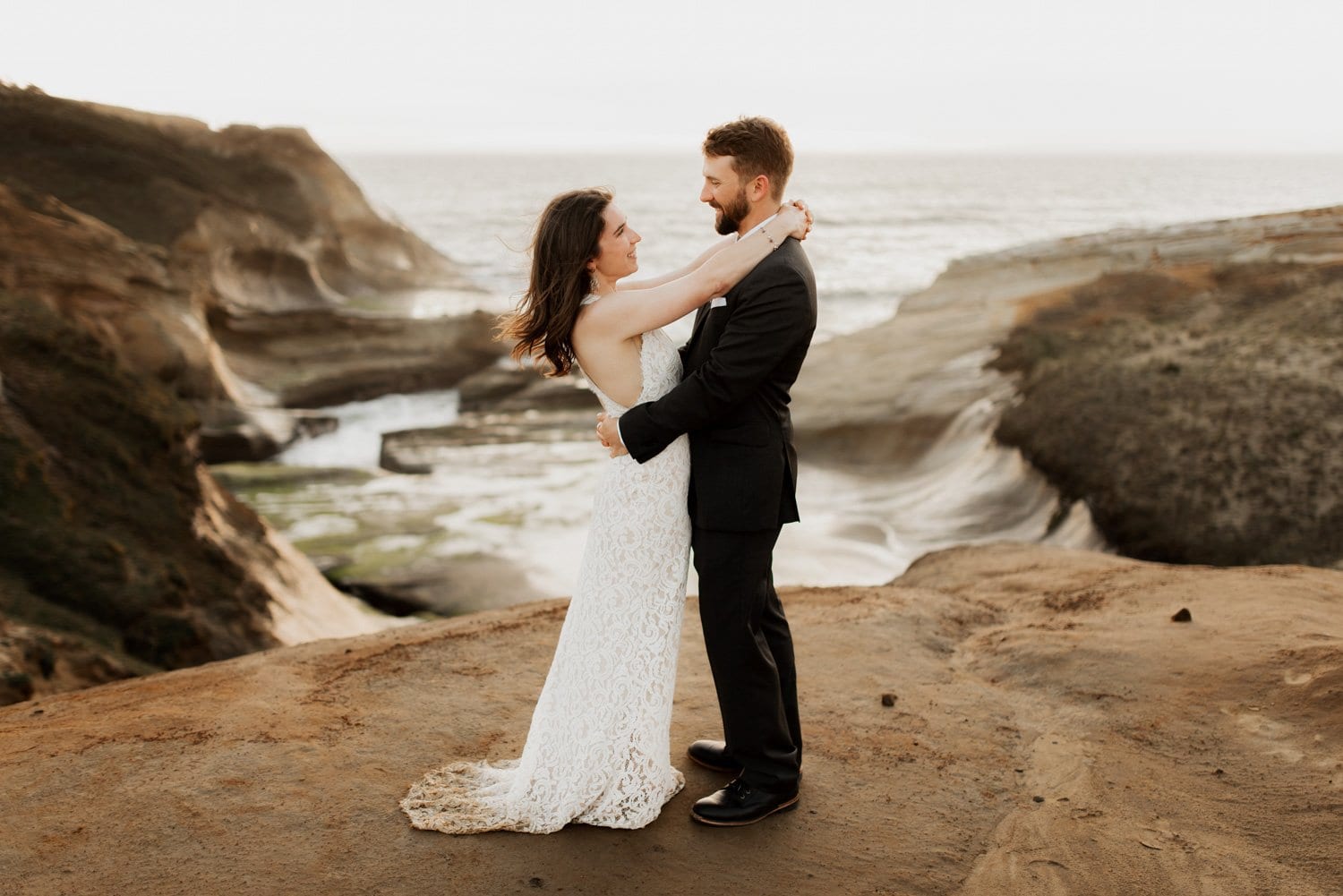 Pelican Brewing Company Wedding Photography