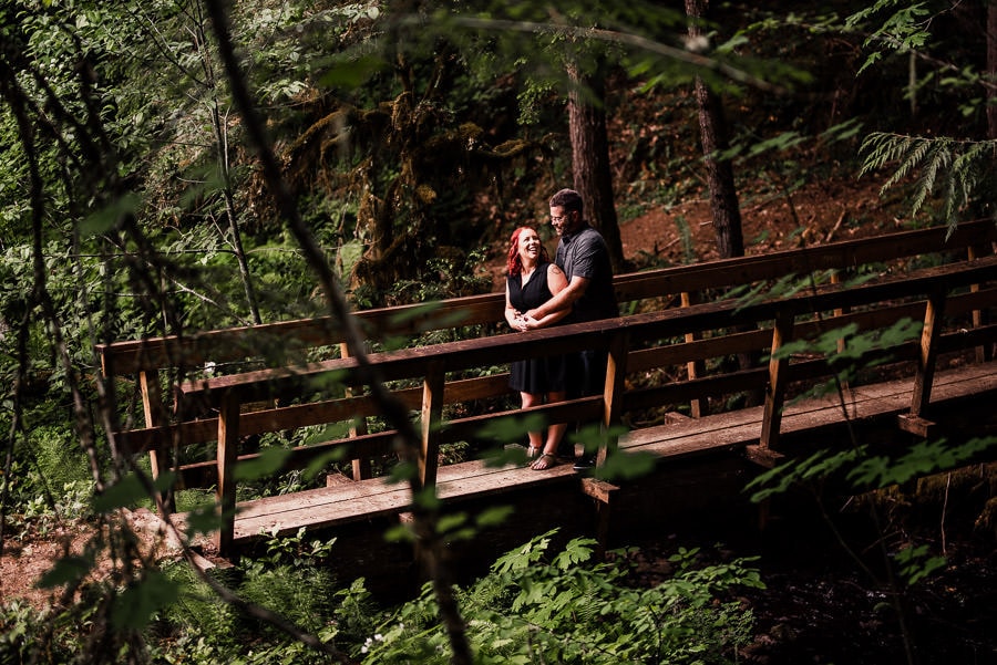 Clackamas River Engagement Photography 010
