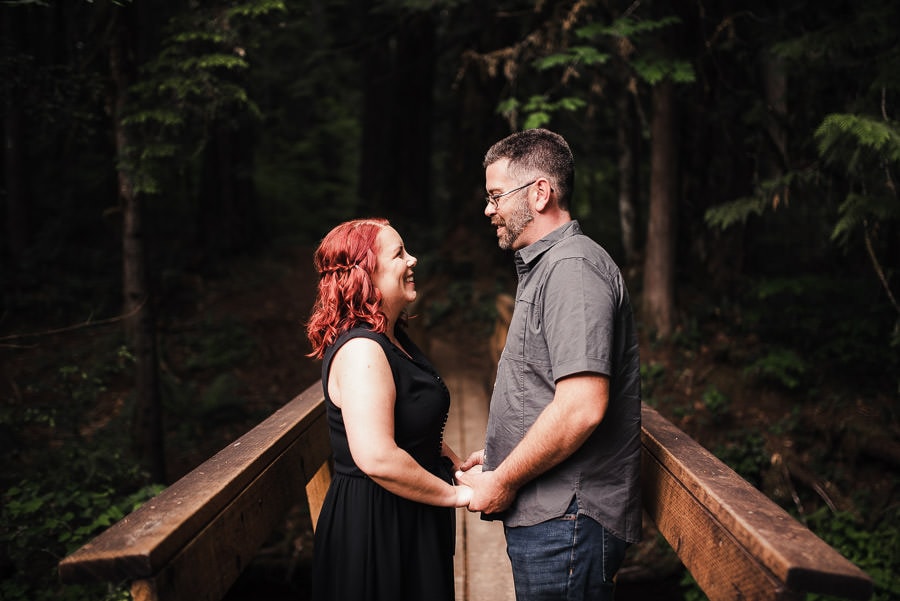 Clackamas River Engagement Photography 014
