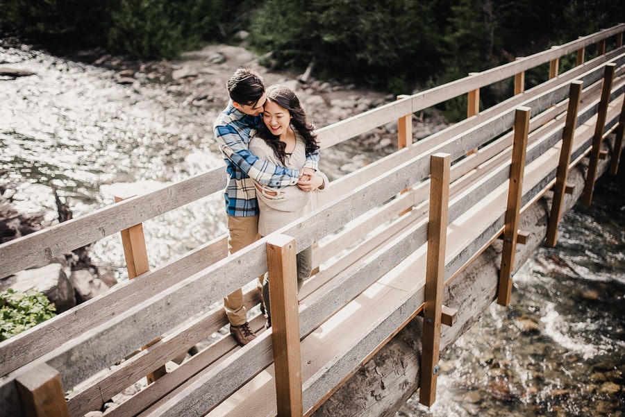 Tamanawas Falls Hike Engagement Photography 002 2