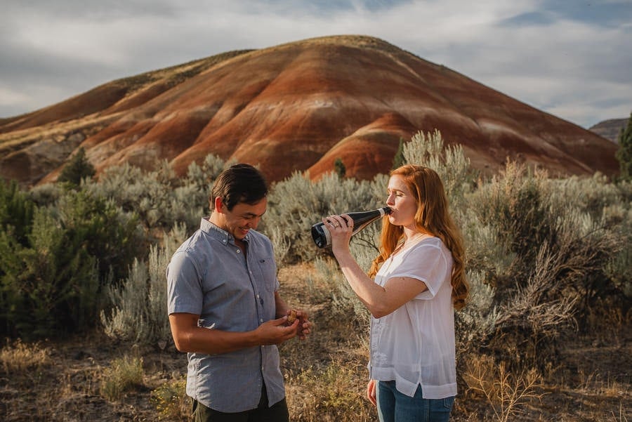 Painted Hills Engagement Session 002