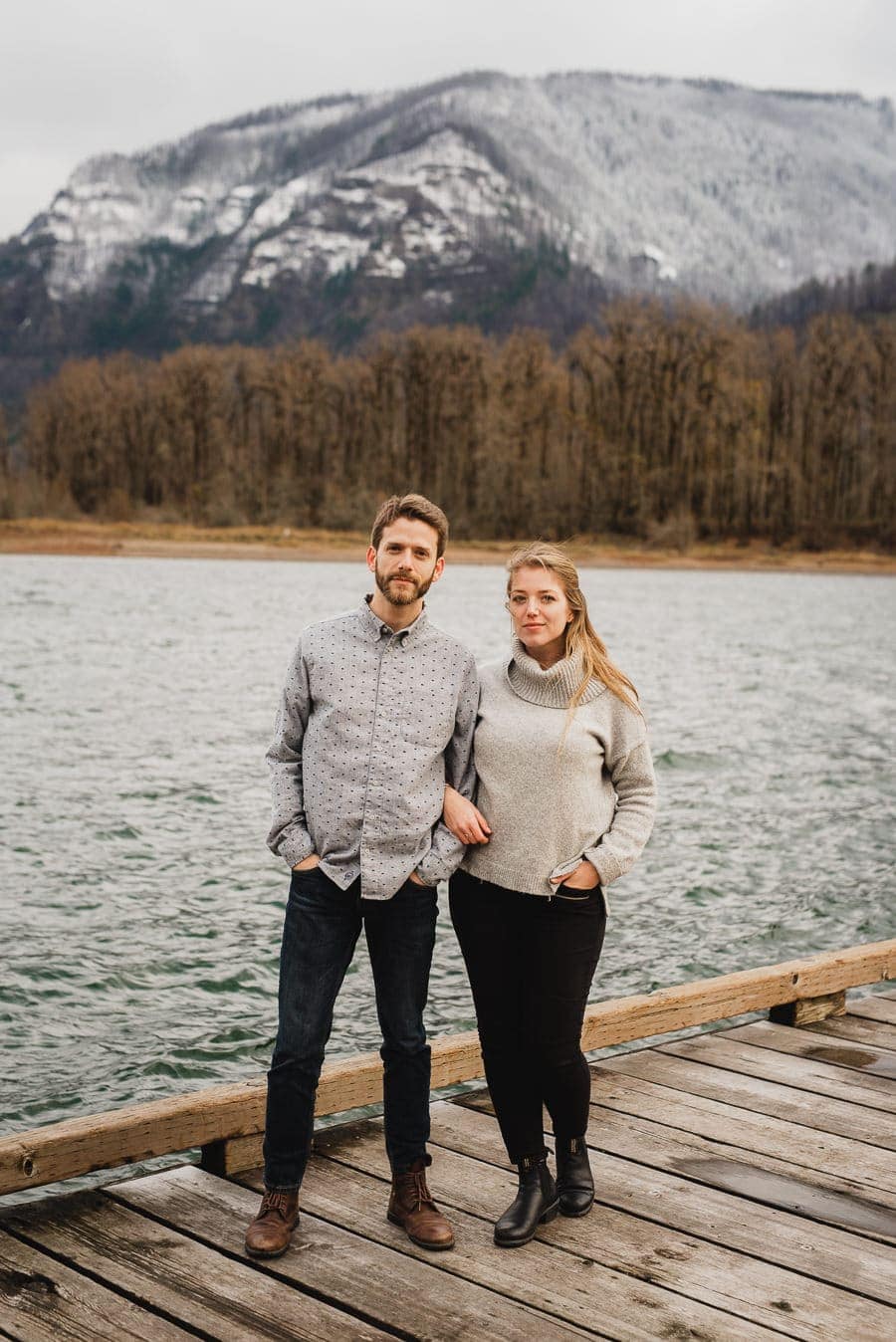 Beacon Rock Cape Horn Engagement Photography 003