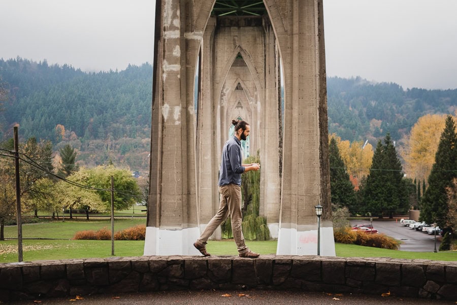 Cathedral Park Forest Park Elopement Photography 002