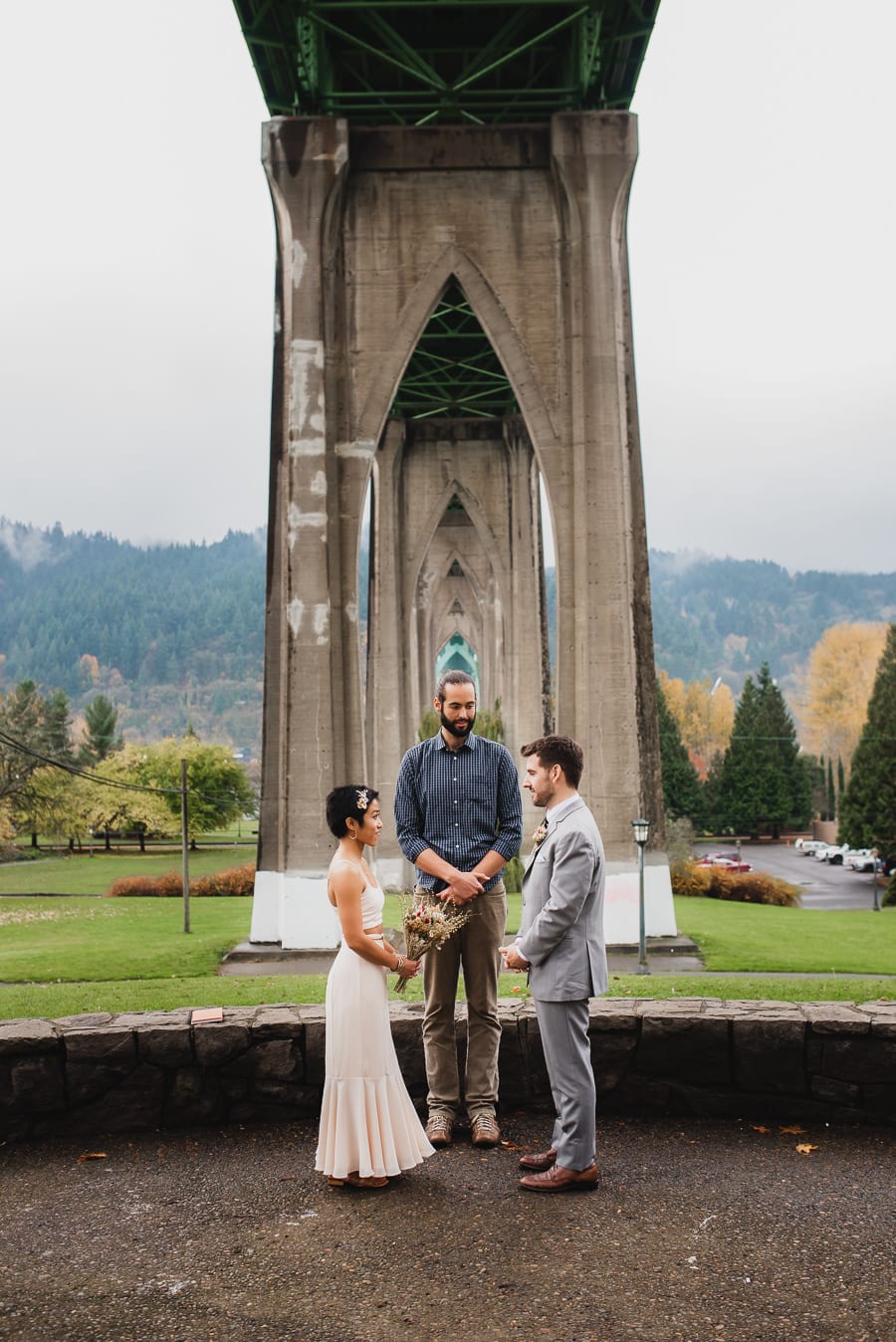 Cathedral Park Forest Park Elopement Photography 017