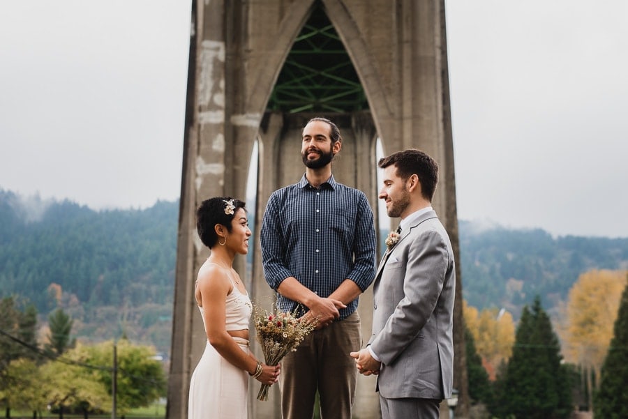 Cathedral Park Forest Park Elopement Photography 018