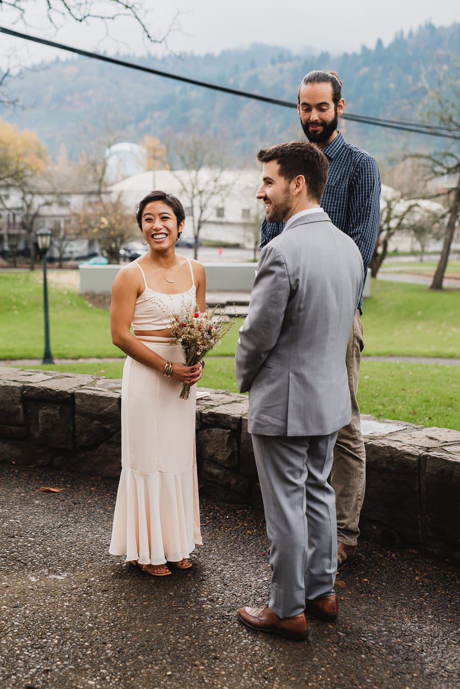 Cathedral Park Forest Park Elopement Photography 019
