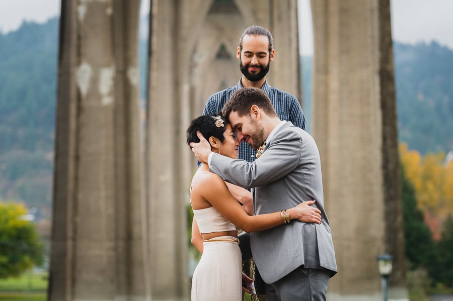 Cathedral Park Forest Park Elopement Photography 024
